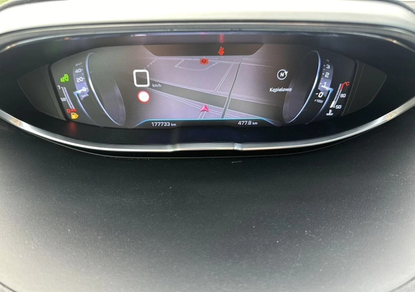 Peugeot 5008 cena 71500 przebieg: 177500, rok produkcji 2018 z Nowe Miasteczko małe 301